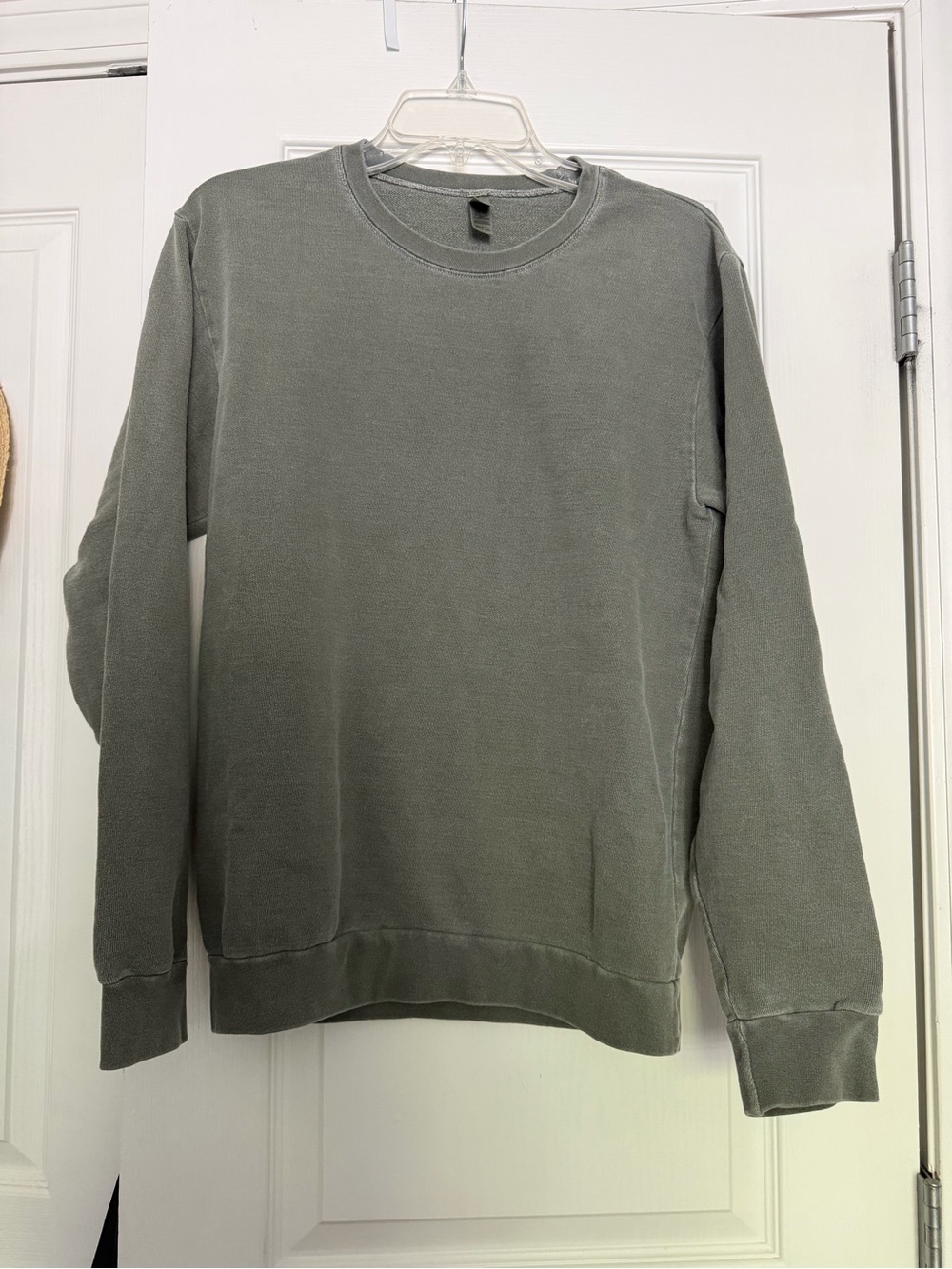 American Apparel French Terry Green/Grey Crewneck Sweatshirt Size S